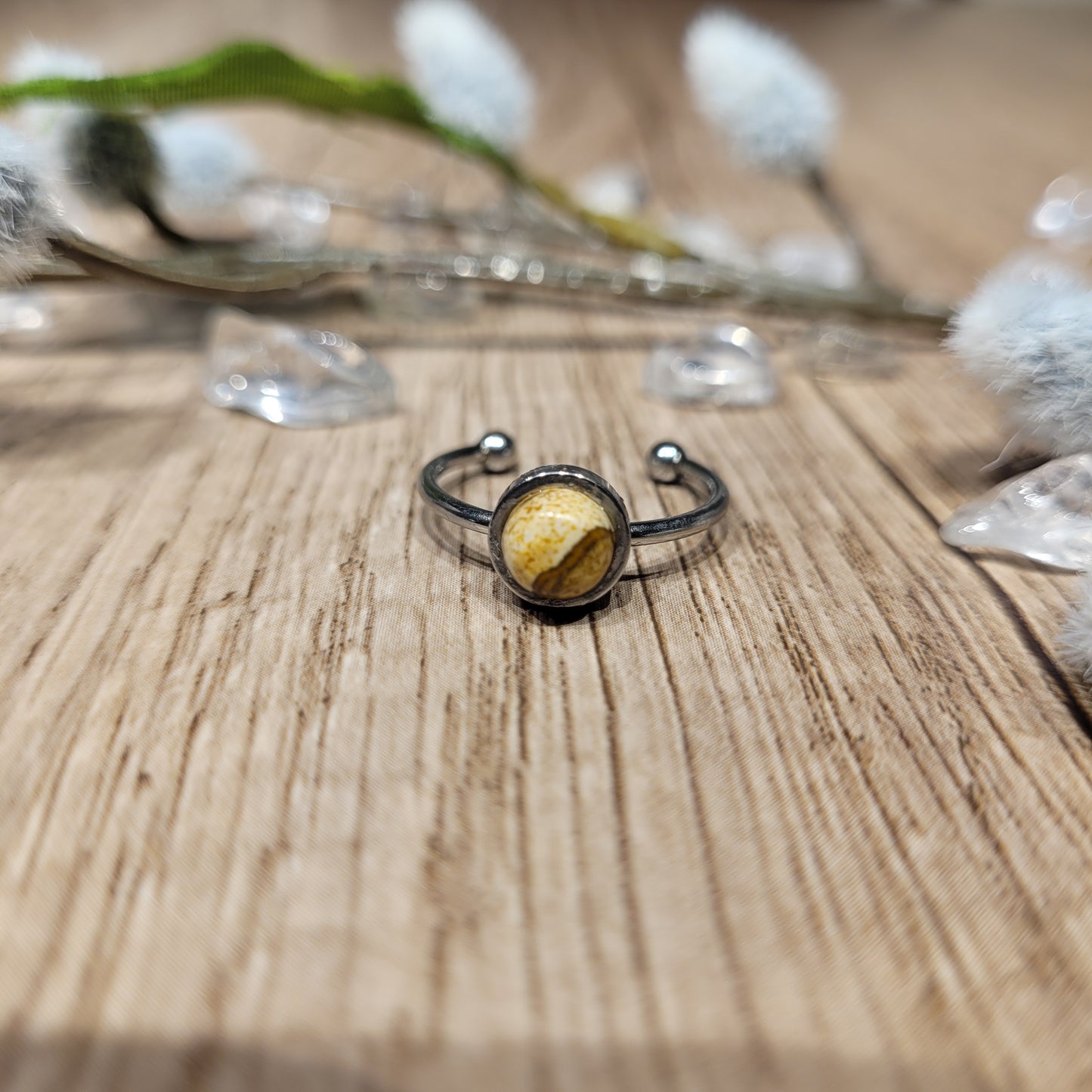 Picture Jasper Ring