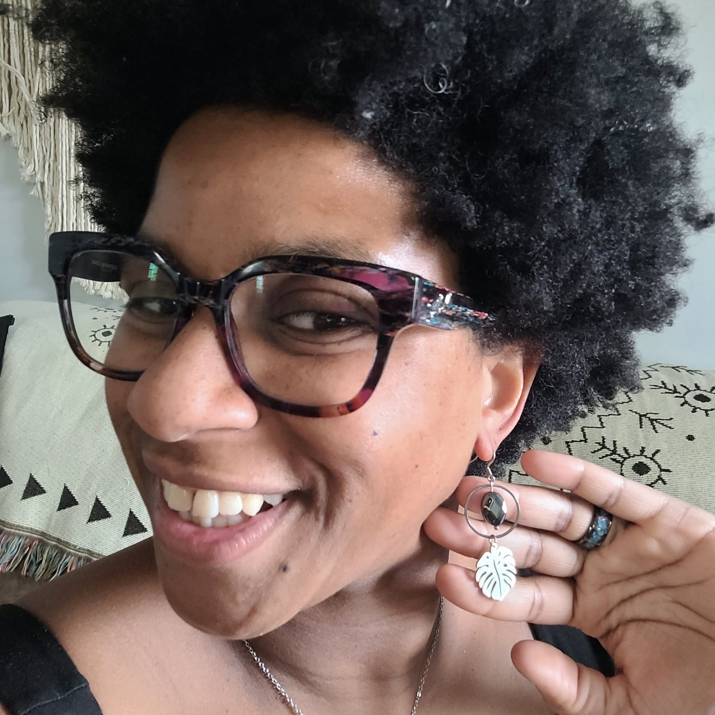 Hematite Earrings