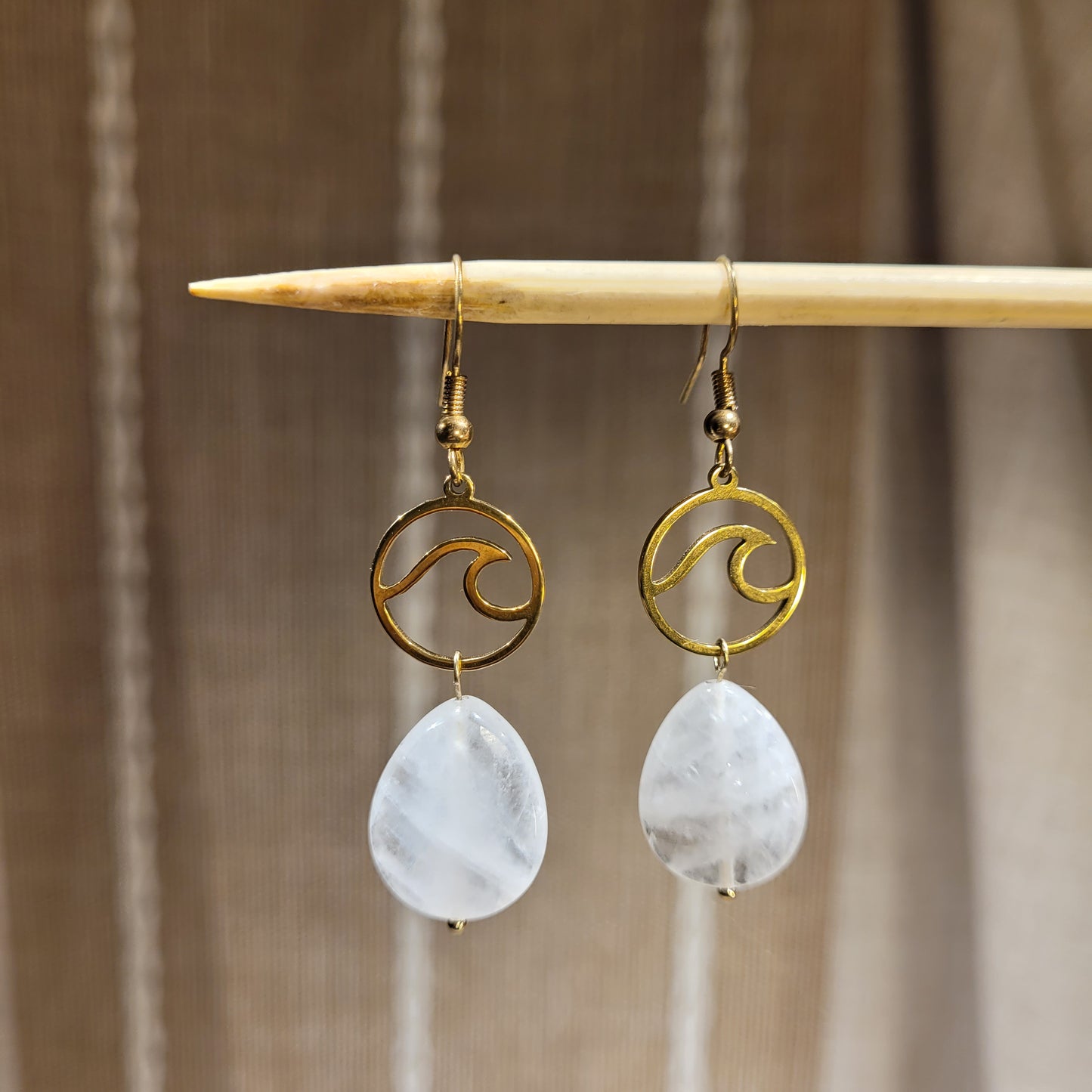 Clear Quartz Earrings