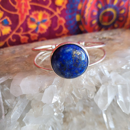 Lapis Lazuli Cuff Bracelet