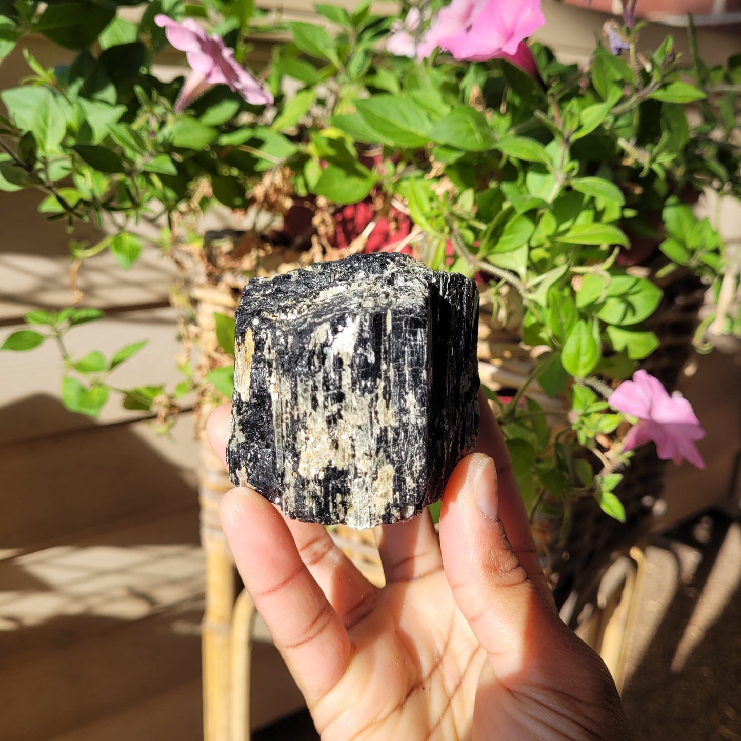 Black Tourmaline Crystal Chunk