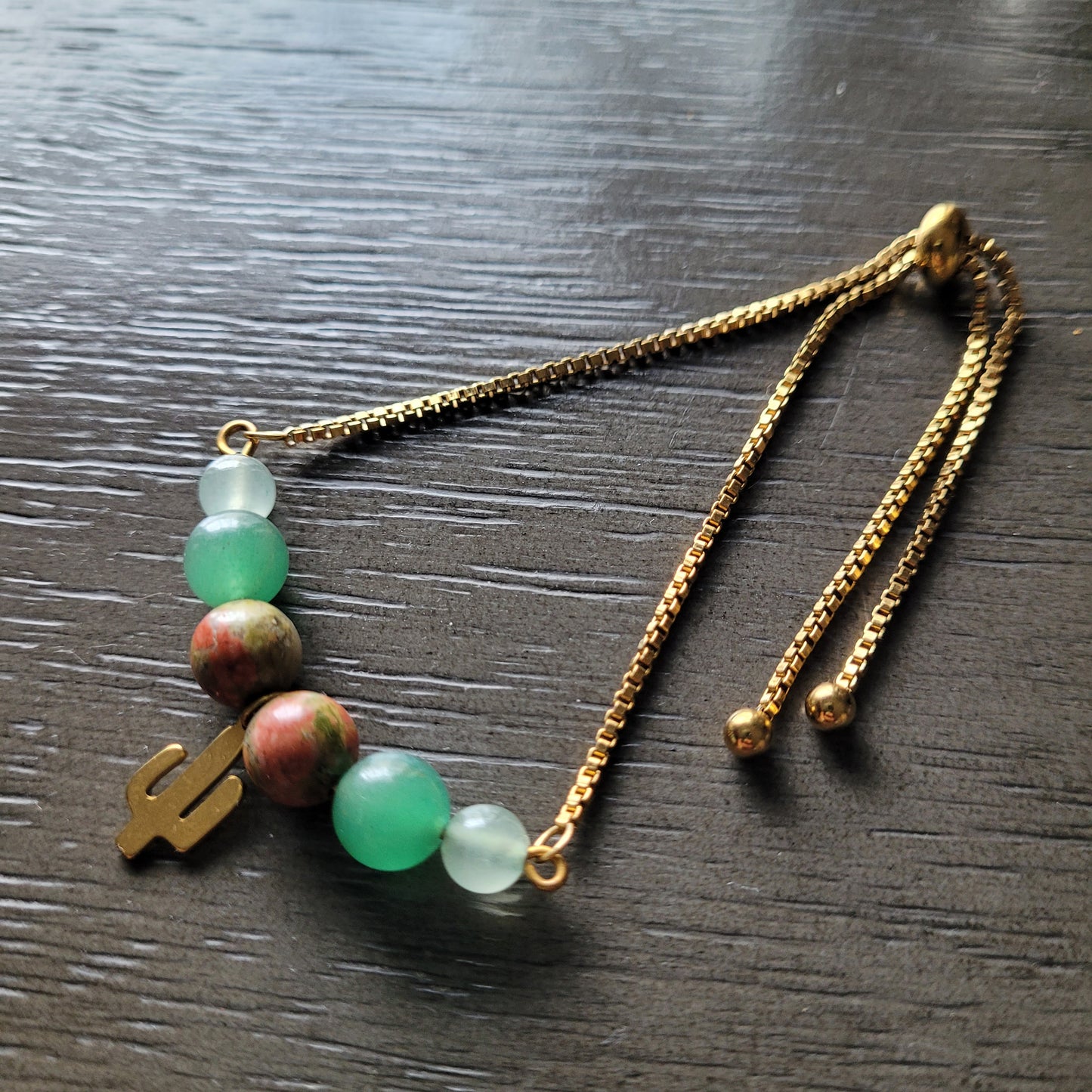 Cactus Mixed Crystal Bracelet