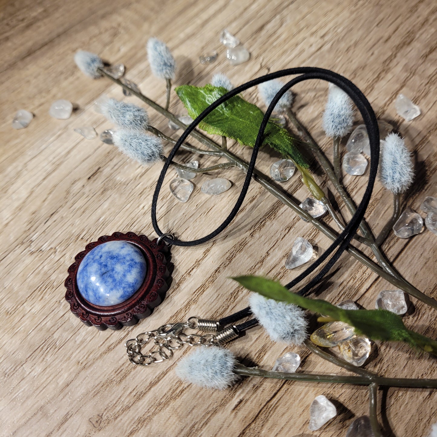 Blue Spot Jasper Necklace