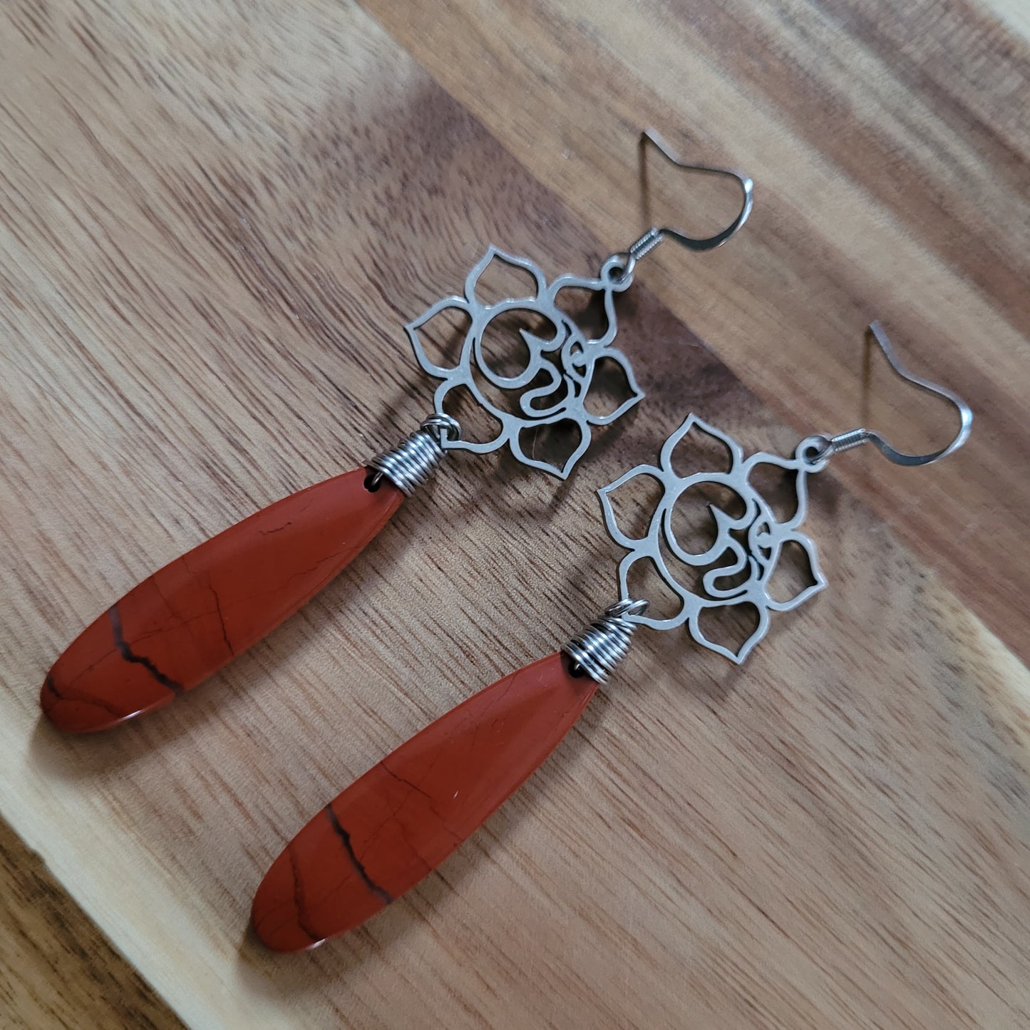 Red Jasper Earrings