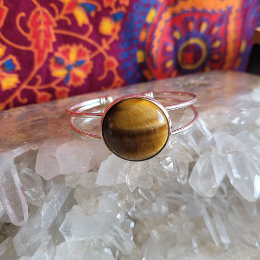 Tigers Eye Cuff Bracelet
