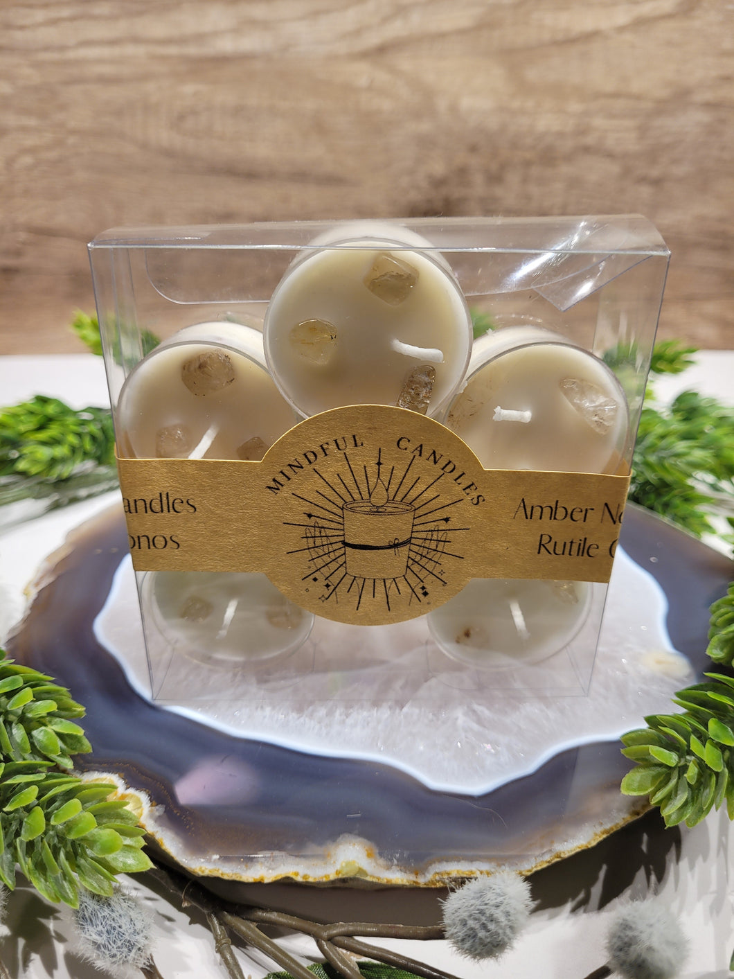 Amber Noir Soy Tealight Candles