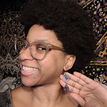 Load image into Gallery viewer, Charoite Earrings
