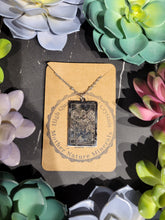 Load image into Gallery viewer, The Lovers Tarot Card Necklace
