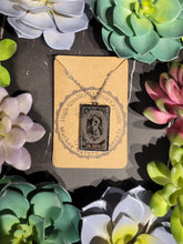 Load image into Gallery viewer, The World Tarot Card Necklace

